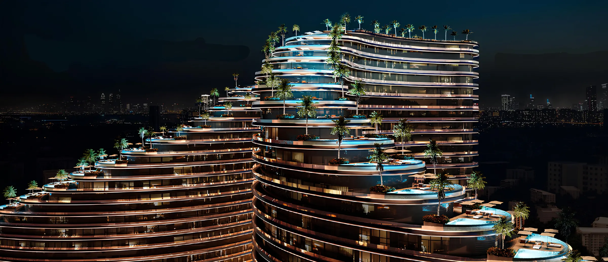 Binghatti Skyflame Tower 1 — view 3