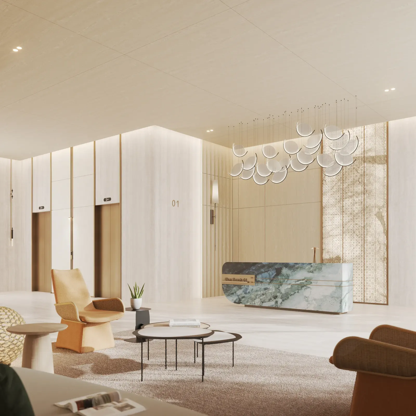 Blue Beach Residence by Ajmal Makan City