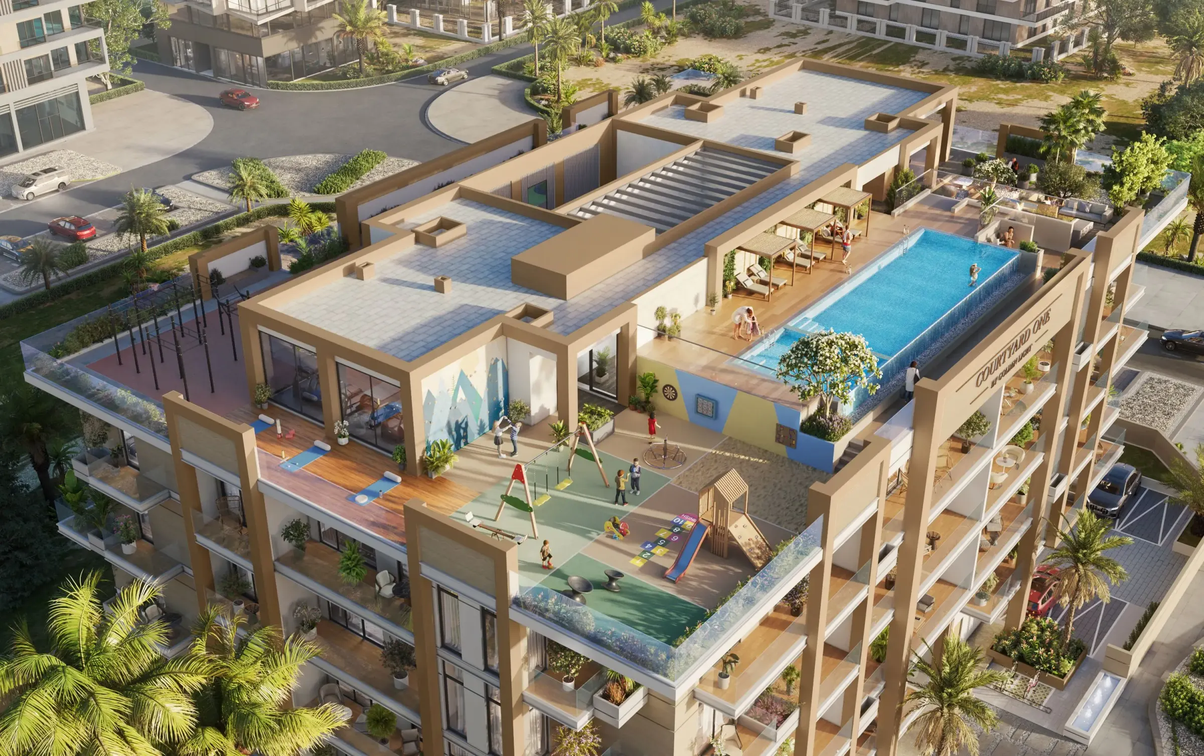 Courtyard One — view 12