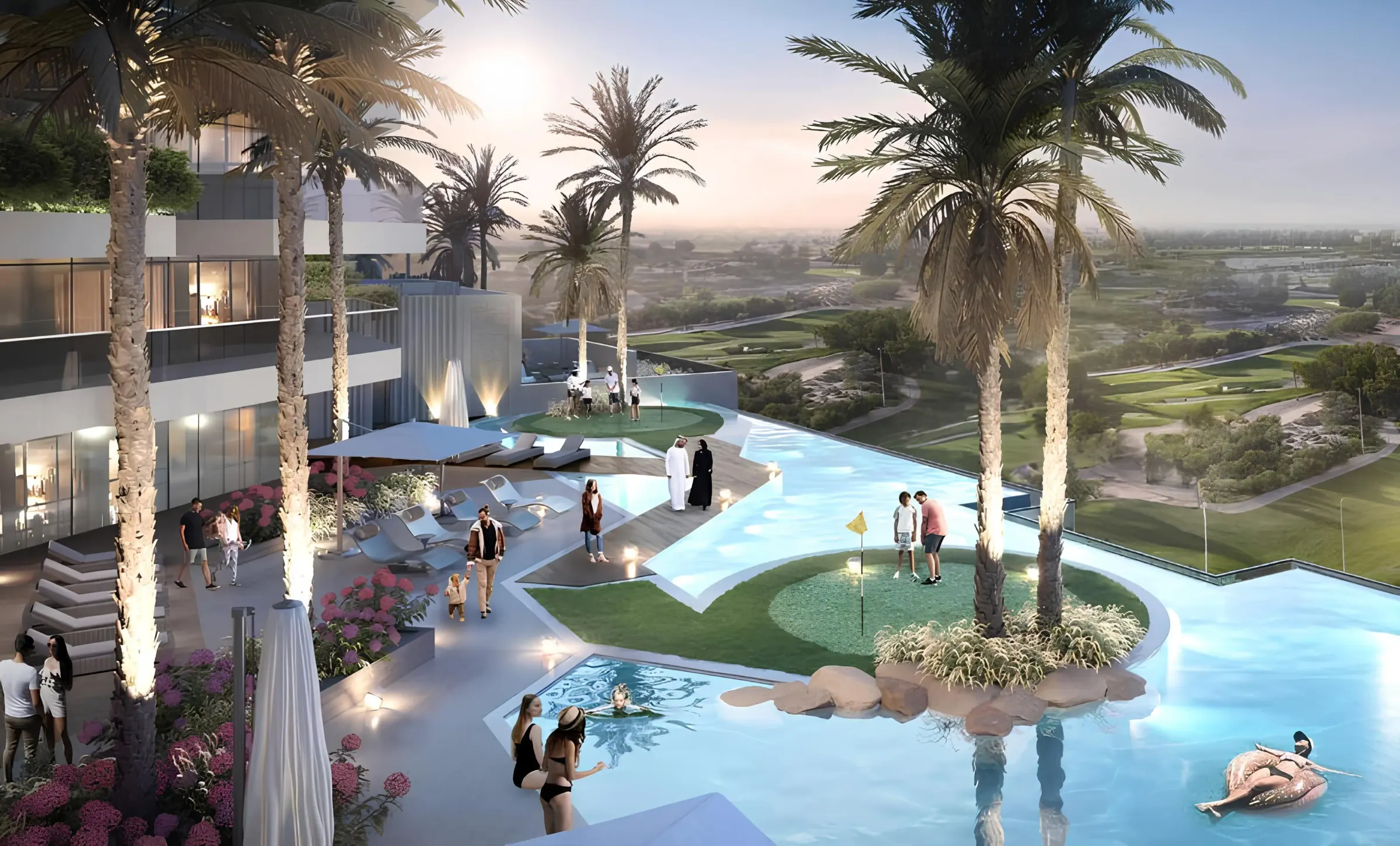 Golf Greens 2A by Damac
