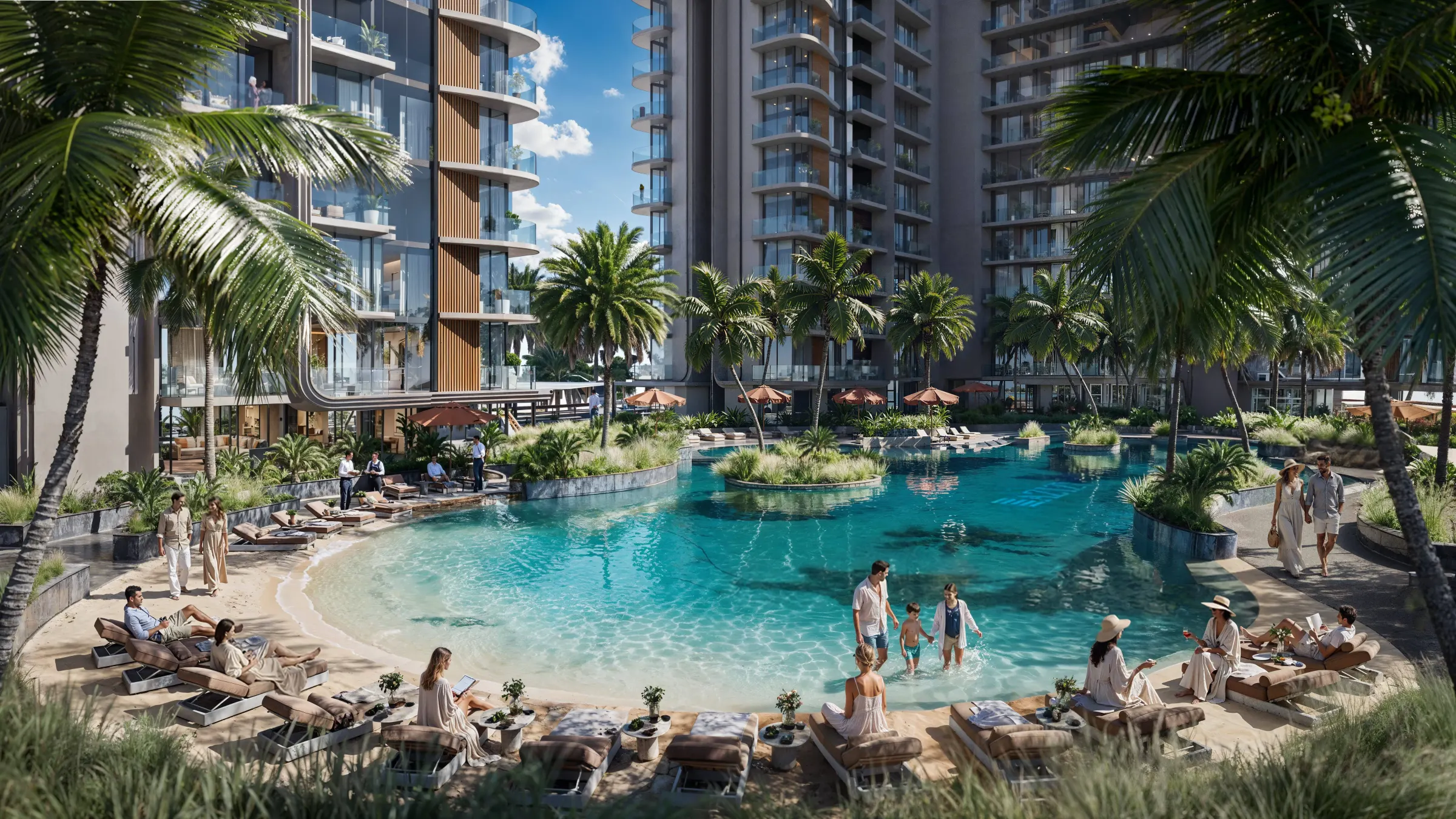 Jaddaf Beach Oasis — view 2
