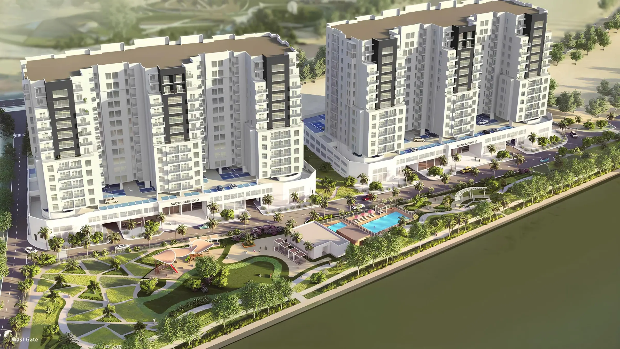South Garden Buildings D&E — deweloper Wasl