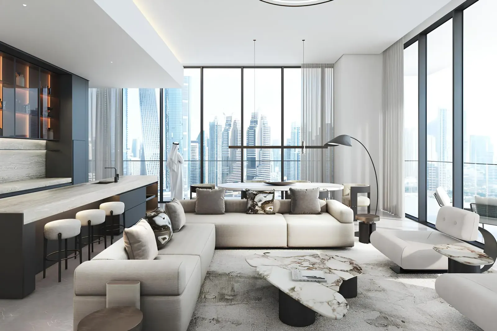 W Residences Tower 1 at Dubai Harbour — view 12