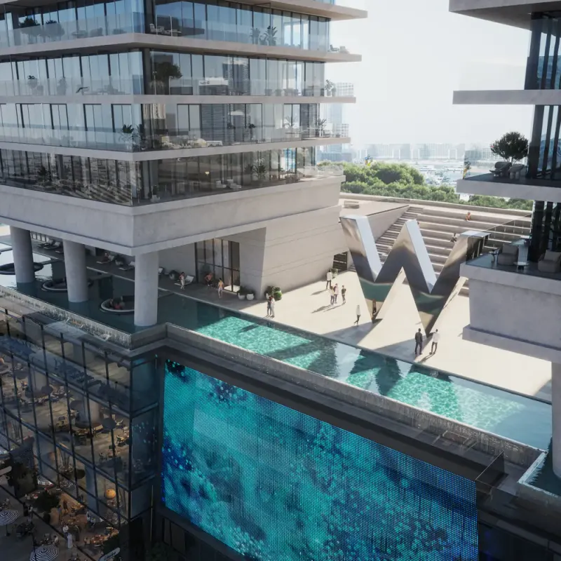 W Residences Tower 1 at Dubai Harbour — view 14